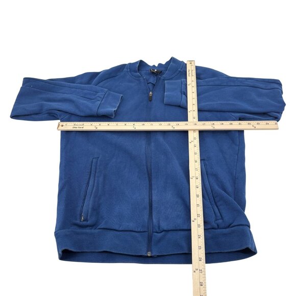 Nike Blue Full-Zip Fleece Jacket M Nike Brazil Fleece Soccer Jacket - Picture 4 of 5